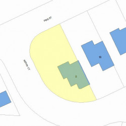 8 Kerry Ct, Newton, MA 02465 plot plan