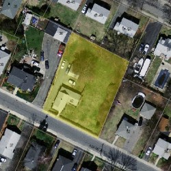 42 Adams Ave, Newton, MA 02465 aerial view