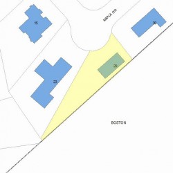 29 Marla Cir, Newton, MA 02459 plot plan