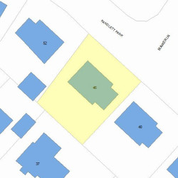 46 Randlett Park, Newton, MA 02465 plot plan