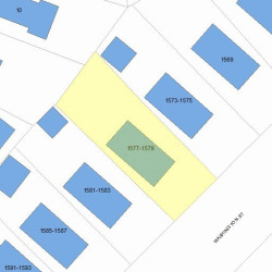 1579 Washington St, Newton, MA 02465 plot plan