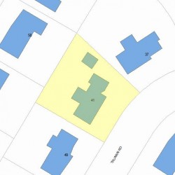 41 Truman Rd, Newton, MA 02459 plot plan