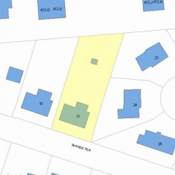 20 Parker Ter, Newton, MA 02459 plot plan