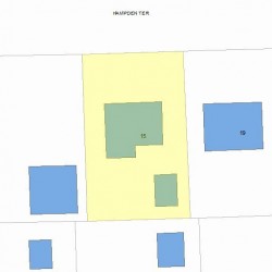 15 Hampden Ter, Newton, MA 02459 plot plan