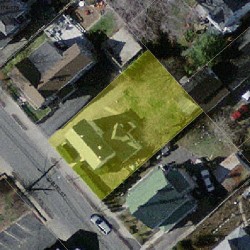 186 Chapel St, Newton, MA 02458 aerial view
