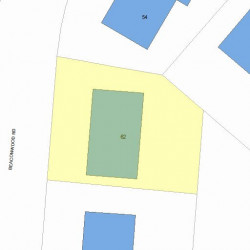 62 Beaconwood Rd, Newton, MA 02461 plot plan