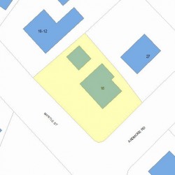 18 Myrtle St, Newton, MA 02465 plot plan