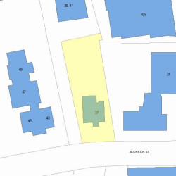 37 Jackson St, Newton, MA 02459 plot plan