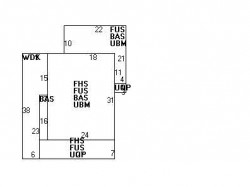 613 California St, Newton, MA 02460 floor plan