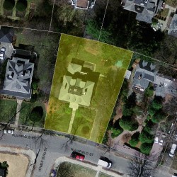 42 Plainfield St, Newton, MA 02468 aerial view