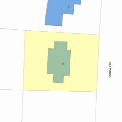 15 Verndale Rd, Newton, MA 02461 plot plan