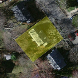 54 Bow Rd, Newton, MA 02459 aerial view