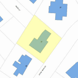 37 Stony Brae Rd, Newton, MA 02461 plot plan