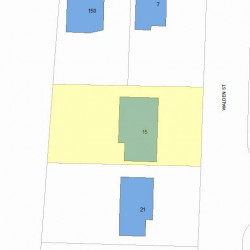 15 Walden St, Newton, MA 02460 plot plan