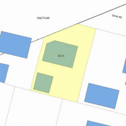 89 Fuller St, Newton, MA 02468 plot plan