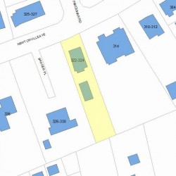 322 Newtonville Ave, Newton, MA 02460 plot plan