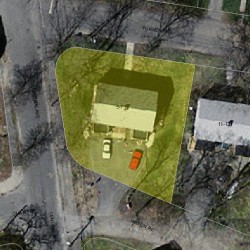 7 Turner Ter, Newton, MA 02460 aerial view