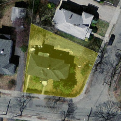 49 Gate Park, Newton, MA 02465 aerial view