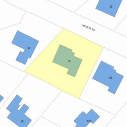 95 Levbert Rd, Newton, MA 02459 plot plan