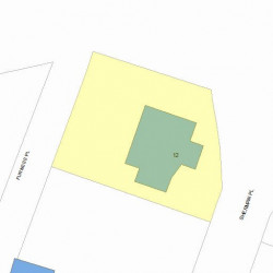 12 Sherman Pl, Newton, MA 02466 plot plan