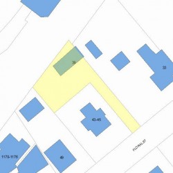 39 Floral St, Newton, MA 02461 plot plan