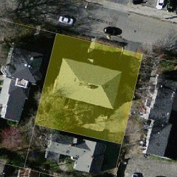 28 Richardson St, Newton, MA 02458 aerial view