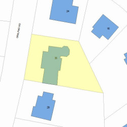 35 Garland Rd, Newton, MA 02459 plot plan