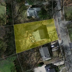 49 Wilde Rd, Newton, MA 02468 aerial view