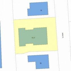 21 Park Pl, Newton, MA 02460 plot plan