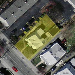 180 Adams St, Newton, MA 02460 aerial view