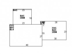 132 Bellevue St, Newton, MA 02458 floor plan