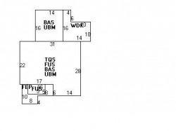 319 Cabot St, Newton, MA 02458 floor plan