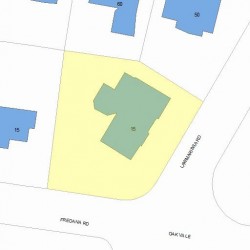 15 Lawmarissa Rd, Newton, MA 02468 plot plan