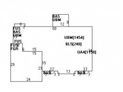 116 Wayne Rd, Newton, MA 02459 floor plan