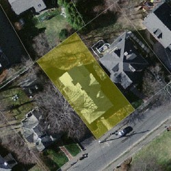 37 Chase St, Newton, MA 02459 aerial view