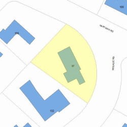 97 Hartman Rd, Newton, MA 02459 plot plan