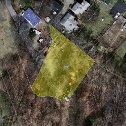 28 Evergreen Cir, Newton, MA 02465 aerial view