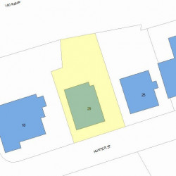 29 Hunter St, Newton, MA 02465 plot plan