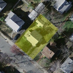 17 Walter St, Newton, MA 02459 aerial view