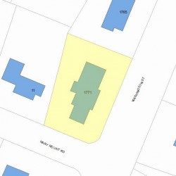 1771 Washington St, Newton, MA 02466 plot plan