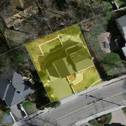 40 Brookline St, Newton, MA 02467 aerial view