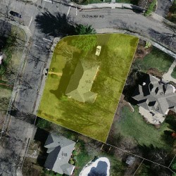 110 Oak Hill St, Newton, MA 02459 aerial view