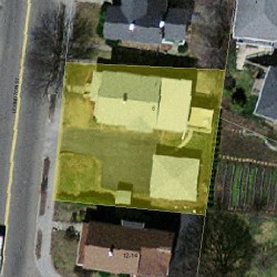 6 Lexington St, Newton, MA 02465 aerial view