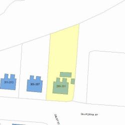 299 California St, Newton, MA 02458 plot plan