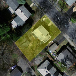10 Niles Rd, Newton, MA 02461 aerial view