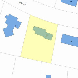 32 Placid Rd, Newton, MA 02459 plot plan