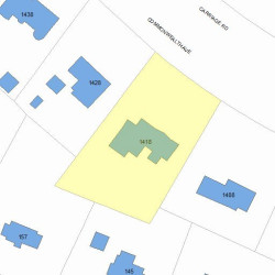 1418 Commonwealth Ave, Newton, MA 02459 plot plan