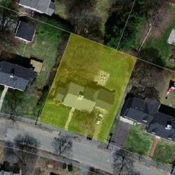 53 Puritan Rd, Newton, MA 02461 aerial view
