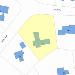 12 Drumlin Rd, Newton, MA 02459 plot plan