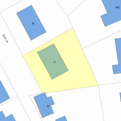 24 Troy Ln, Newton, MA 02468 plot plan